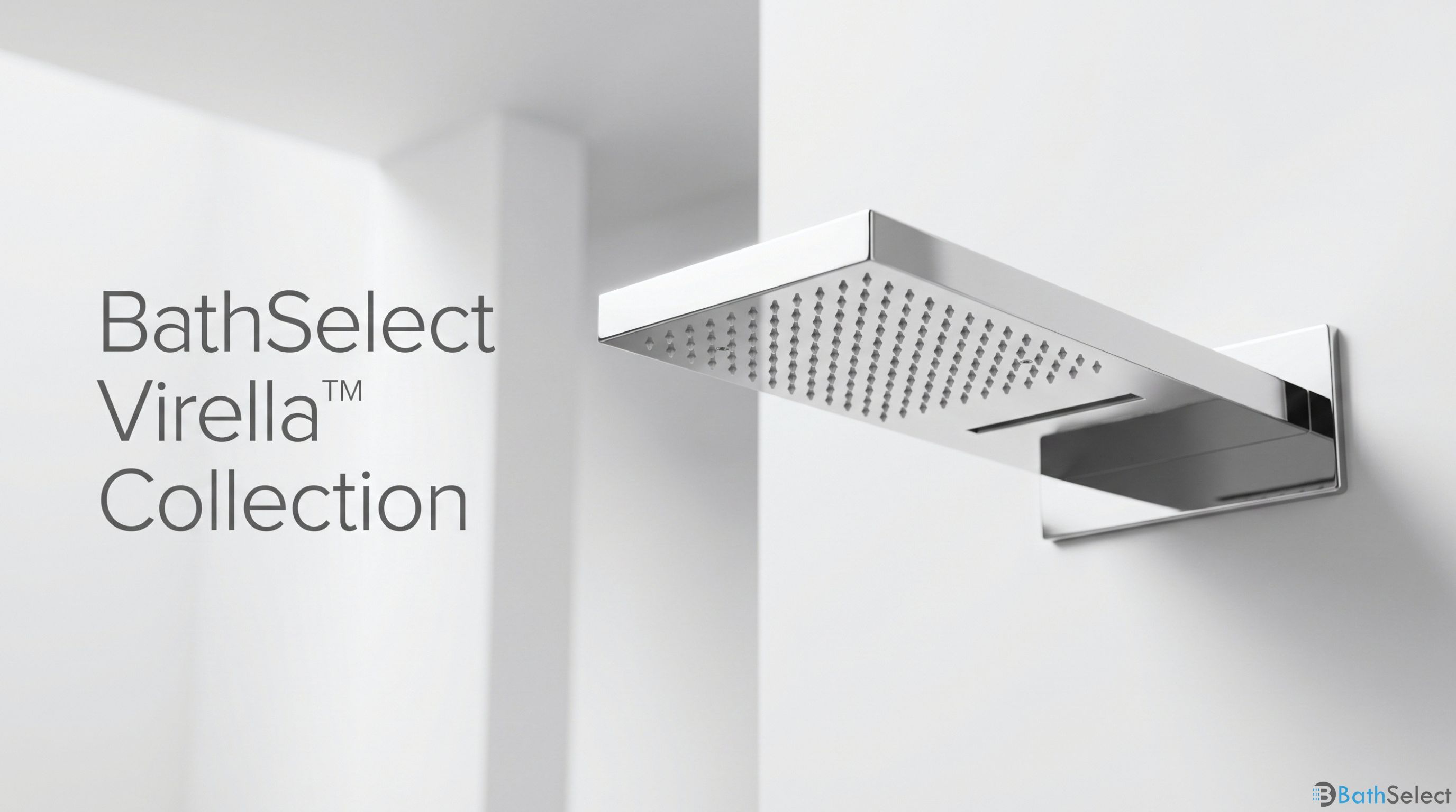 BathSelect Virella Collection Brushed Nickel Shower Head